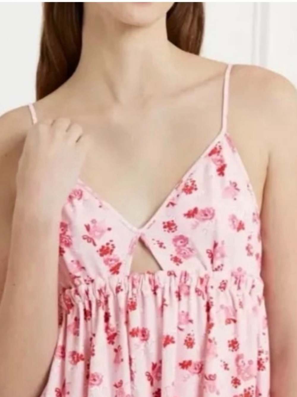 Hill House Pink Floral Tie-Back Sundress